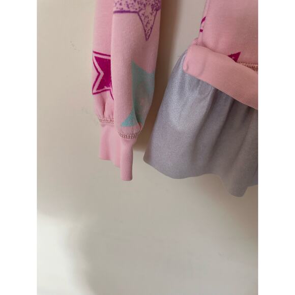 Lands End girls' Pink fleece ruffled-hem top size 8 M - Picture 11 of 11